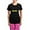 With Pink Pant, variant on CafePress - Fall Risk Women's Dark Pajamas - Women's Short Sleeve Print T-Shirt and Pants Dark Cotton Pajama Set