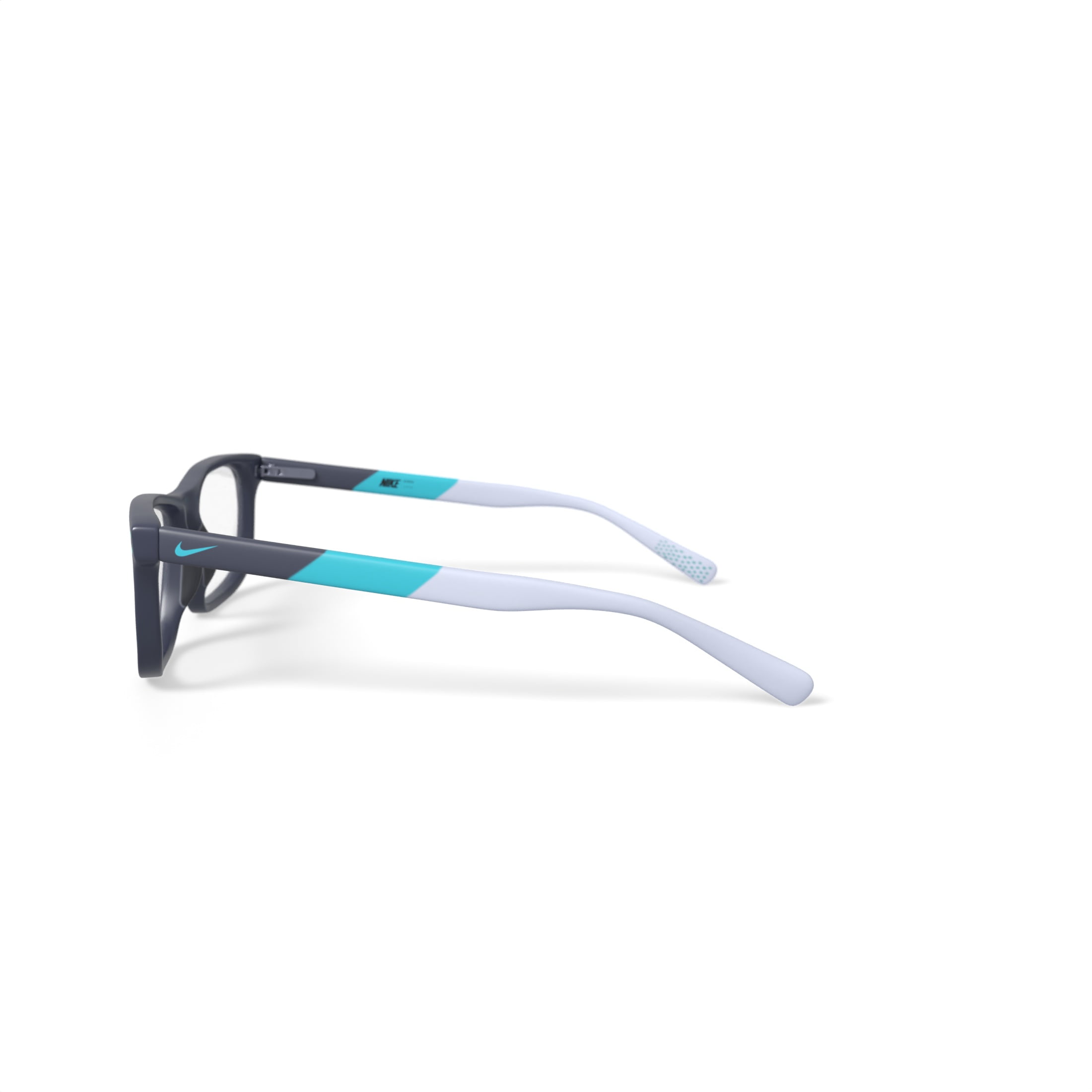 Nike Youth 5536G Prescription Eyeglasses with Case, Grey Crystal