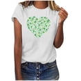 thumbnail image 1 of Fiudx Camisetas para Mujer Mujer Día de San Valentín Impreso Invierno Casual Floral Top, 1 of 4