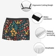 thumbnail image 3 of Fotbe Mushrooms And Flowers Calzoncillos Tipo Boxer con Bolsa de Soporte Total para Hombre, X-Temp Fresco, Transpirable y de Secado Rápido-Medium, 3 of 5