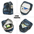 thumbnail image 5 of FORMRS Mini Backpack Purse for Women Quilted Travel Daypack Casual Shoulder Bag, Window Earth, 5 of 7