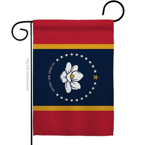 Americana Home & Garden G142907-BO 13 x 18.5 in. Mississippi Garden Flag with Regional States Double-Sided Decorative Vertical House Decoration Banner Yard Gift
