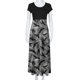 thumbnail image 5 of ICHUANYI Clearance Women's Halloween Print Colorful Long Dress Short Sleeve Print Dresses Beach Casual Maxi Sundress(Gray, XXL) ICHUANYI WER2023081400284, 5 of 6