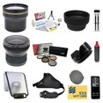 thumbnail image 1 of Enthusiast Lens Kit for NIKON DSLR D3300 D3200 D5200 D5100 D5000 D3100 with 0.20X + 3.7x Lens + Pro 5 Piece Filter + Grip Strap + Handgrip + Wireless Remote + Sensor Cleaning Kit + $50 Gift Card +More, 1 of 7