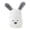 White, variant on Easter Bunny Hat Plush White Blue Pink Ear Cozy Warm Soft Comfortable Lovely Easter Bunny Shower Cap for Boys Party Headwear Accessory