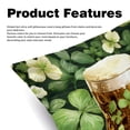 thumbnail image 2 of Saint Patrick's Day Velvet Bed Pillow Throw Covers Pillow Inserts Throw Pillows with Unique Patterns - Set of 2, Sizes 16x16, 18x18, 20x20 Inches for Various Occasions, 2 of 6