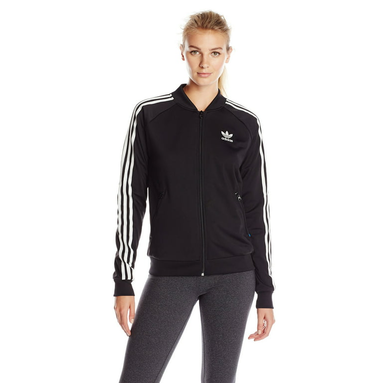 Samenhangend een experiment doen rundvlees Adidas Originals Women's Superstar Track Jackets, Black, AB2076 (Large) -  Walmart.com