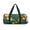 Vegan, variant on Xecao Vector Butterflies print Round Travel Duffel Bag is a foldable gym bag with an inner pocket, perfect for travel sports
