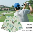 thumbnail image 5 of Yuyamidu Cute Hedgehog Golf Club Towel Golf Ball Towels Coral Velvet Golf Accessories Soft Comfortable Fabric Lightweight and Easy to Carry for Tournament Travel, Green, 5 of 7
