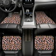 thumbnail image 6 of Gaeub Leopard Print 4 Pieces Car Floor Mats Car,Universal Car Carpet Mats,Fit for SUV, Vans, Sedans,Trucks, 6 of 6