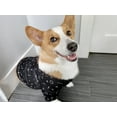 thumbnail image 2 of Soft Dog T-Shirt/ Cotton Small Cute Pet Clothes (Black Geometry, Flag Pattern), 2 of 6