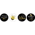 thumbnail image 2 of Darling Souvenir Candy&nbsp;Chocolate Labels Baby Shower Theme Stickers 190 Pcs DIY-Black, 2 of 2