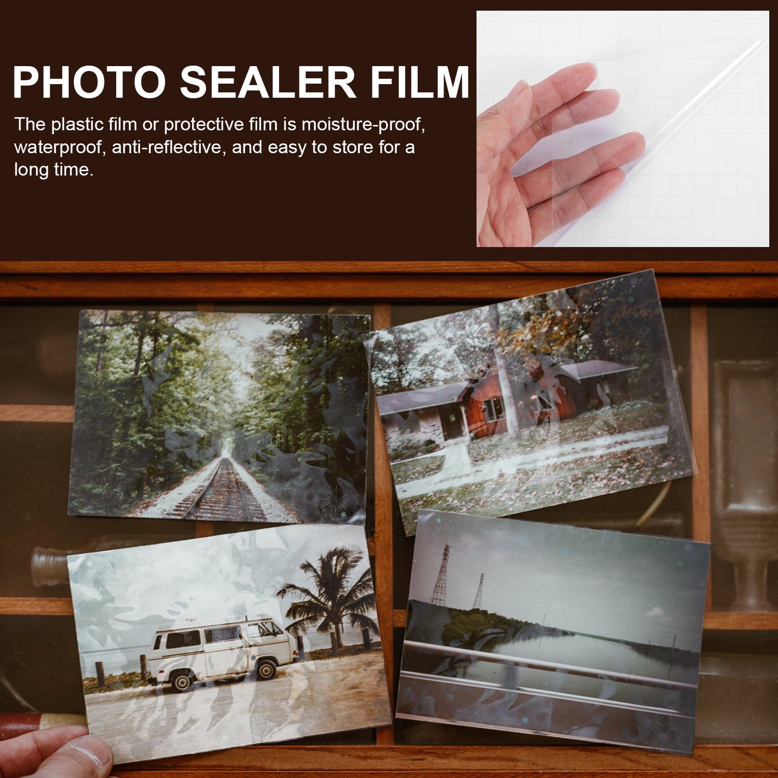 Cold Lamination Film Printable Stickers Clear Protective Laminating Self Adhesive Specimen