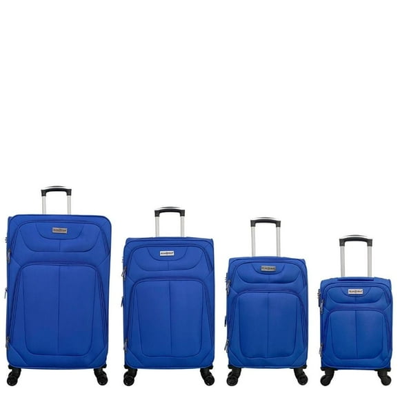 Set de 4 Maletas Cantabria Expandibles con Candado de Combinacion y Llantas Spinner
