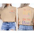 thumbnail image 3 of Retro River Life T-Shirt, Trendy Comfort Colors Tee T-shirt Sizes S-5XL Goldengate, 3 of 5