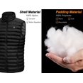 thumbnail image 6 of Little Donkey Andy Men's Lightweight Puffer Vest Warm Thermal Sleeveless Jacket for Golf Casual Travel Jet Black XL, 6 of 7