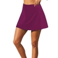 thumbnail image 1 of Duoif Short de Bain pour Femmes, Jupe de Bain Taille Haute pour Femmes avec Poche, Bas de Tankini Gainants, Bas de Maillot de Bain pour Femmes, Rouge G, 1 of 5