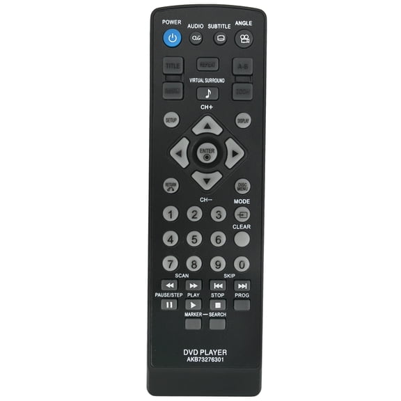 Allimity AKB73276301 Replaced Remote Compatible with LG Portable DVD Player AKB73276301 DP670D DP671D