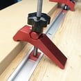 thumbnail image 2 of Aluminum Alloy Quick Acting Hold Down Clamp T-slot T-track Clamp Set Woodworking Tools, 2 of 6