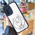 thumbnail image 2 of Artístico y duradero: llamativo estuche plateado esmerilado con estampado gráfico para iPhone 15 Pro Max 14 13 12 Pro 11, 2 of 4