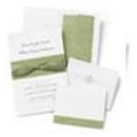 Hortense B. Hewitt 10722 Olive Band Invitation Kit