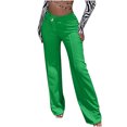 thumbnail image 2 of Clearance Fashion Ladys High Waisted Pants Fashion Women Comfortable Solid Color Leisure Pants High Waist Pants, 2 of 5