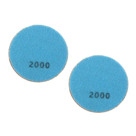 

2pcs 4 100mm Resin Polishing Pads Disc Granite Thickness 10mm Grits 2000