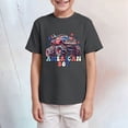 thumbnail image 2 of TOWED22 Boys T Shirts Kids Short Sleeve Shirt Crewneck Summer Basic Tee Tops 5-14 Years(Grey,5-6 Y), 2 of 4