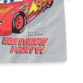 thumbnail image 4 of Disney Cars Lightning McQueen Birthday Short Sleeve T-Shirt (Boys), Sizes 2T-12, 4 of 4