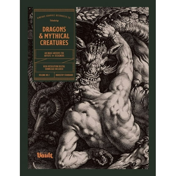 Dragons and Mythical Creatures: An Image Archive for Artists and Designers, (Paperback)