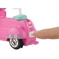 thumbnail image 3 of Barbie on The Go Motorized Pink Scooter And Doll, 3 of 7