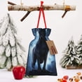 thumbnail image 6 of Fuzoiu Night Scene of Wolves Print Christmas Gift Bag,Burlap Gift Bag with Drawstring Closure & Hang Tag,Perfect for Holidays, Birthdays, and Special Occasions-Medium, 6 of 7