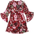 thumbnail image 2 of Vestido ajustado y acampanado bar III para mujer rojo 12, 2 of 2