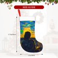 thumbnail image 4 of Yiaed Abstract Starry Sky Print Christmas Stockings, Christmas Stockings Hanging Ornaments, Christmas Stockings for Family Christmas Holiday Decorations, 4 of 7