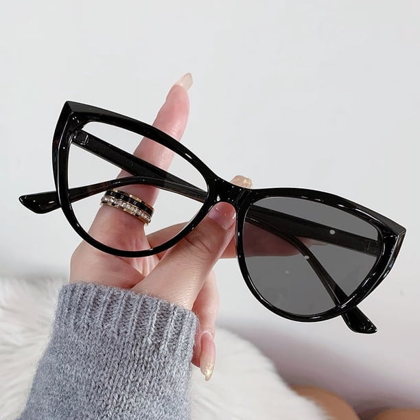 Gafas anti luz azul que cambian de color retro, aplicables en múltiples escenas, marco avanzado para miopía adelgazante ordinario