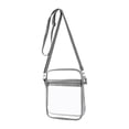 thumbnail image 2 of Bolso transparente, por / Bolso bandolera / Bolso bandolera tipo mensajero / Bolso bandolera transparente para conciertos Viajes Grande Fernando bolsillo transparente, 2 of 8