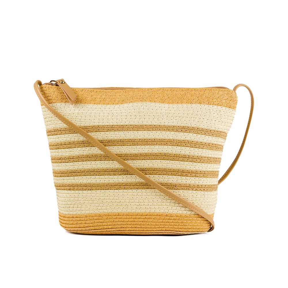 Magid MAGID WOMEN'S PAPER STRAW CROSSBODY BAG