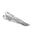Silvery, variant on Animal Wing Tie Clip for Men and Women, Metal Punk Style Tie Bar, Business Shirt Gift
