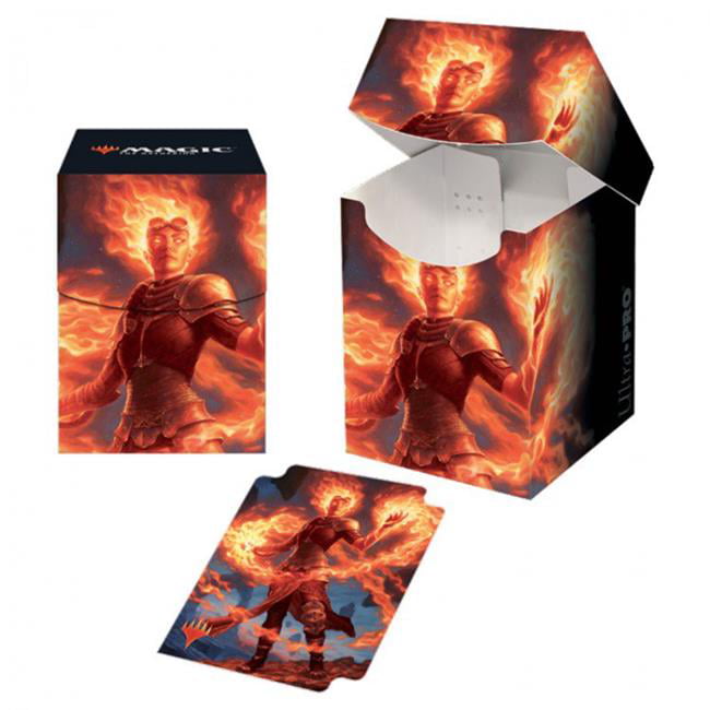 ULTRA PRO DECK BOX CARD BOX Chandra Awakened Inferno M20 FOR 100 MTG CARDS 