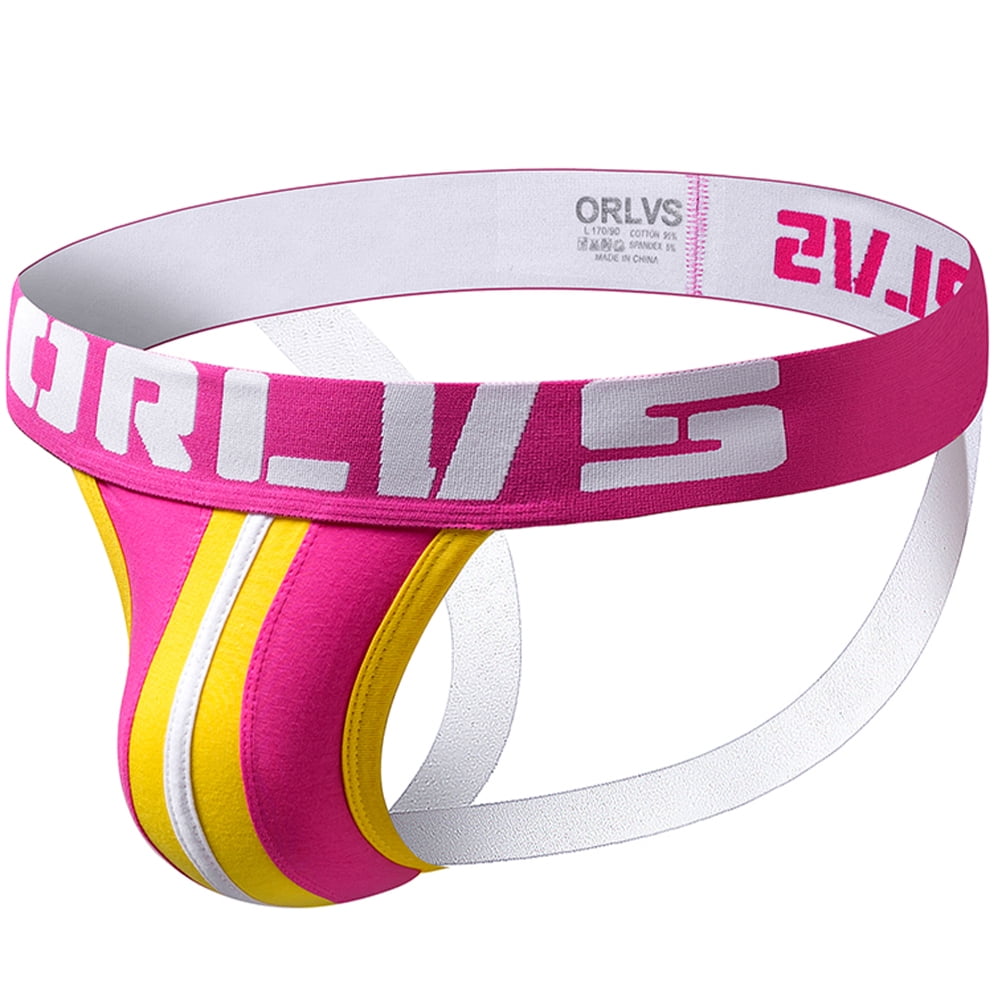 MIZOK Men's Jockstraps Sexy Low Rise Jockstrap Underwear