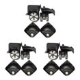 thumbnail image 4 of crativent Roulettes Pivotantes Robustes 2 Pcs pour Bagage et Valise avec Rouleau de Voyage à Roulement Fluide A78 Noir 5,3 cm 3 Ensembles, 4 of 6