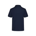 thumbnail image 4 of Wonder Nation Girls School Uniform Interlock Short Sleeve Polo Shirt, Sizes 4-18 & 10-16 Plus, 4 of 6