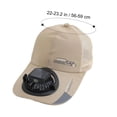 thumbnail image 4 of Hat with Fans Solar Power Sun Hat Cooling Semi Mesh Breathable Wide Brim Rechargeable Unisex Outdoor Cap for Hiking Fishing Gardening by PALIFEUR, 4 of 6