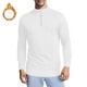 thumbnail image 1 of pstuiky camisa de manga larga para hombre, Camiseta deportiva de manga larga con cuello alto, cremallera gruesa y cálida para hombre, color liso y liso camisetas de hombre l, 1 of 4