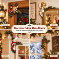 thumbnail image 6 of Christmas Peekaboo Door Frame Corner Decor Christmas Door Topper, 8 Styles Holiday Character Decoration for Doorway Window Wall Cabinet Christmas Home Decor, 6 of 8