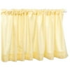 Seed Sprout Basics Gingham Window Valance, Yellow