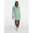 thumbnail image 4 of Joyspun Women's Dreamy Soft Collection Long Sleeve Sleepshirt, Sizes S-4X, 4 of 6