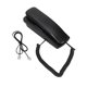 thumbnail image 2 of Teléfono fijo con cable de pared KXT1042 con función de remarcación y silencio Interfaz de distribución Diseño de botón ovalado (negro), 2 of 15