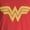 Red, variant on Wonder Woman Junior' Halloween Costume with Cape