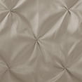 thumbnail image 3 of Home Essence Piedmont Tufted Faux Silk Shower Curtain, Beige, 72x72 Inches, 3 of 5